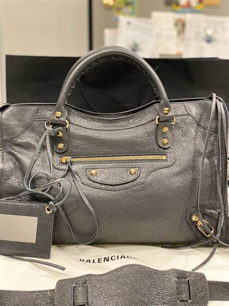 how to tell a fake balenciaga city bag